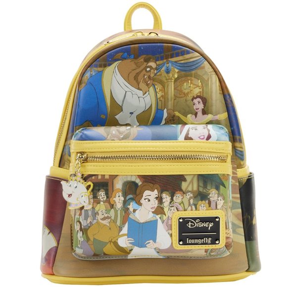 Loungefly Handbags - Loungefly Disney Beauty and the Beast Belle Princess Scene Mini Backpack